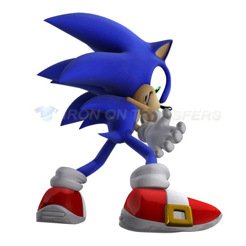 Sonic the Hedgehog Iron-on Stickers (Heat Transfers)NO.5288